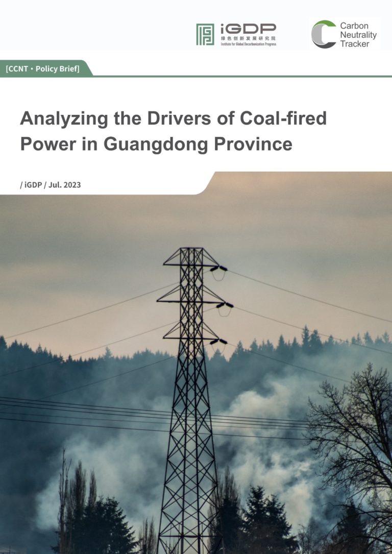 Analyzing the Drivers of Coal-fired Power in Guangdong Province